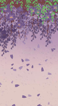 Wisteria Wallpaper, 2024